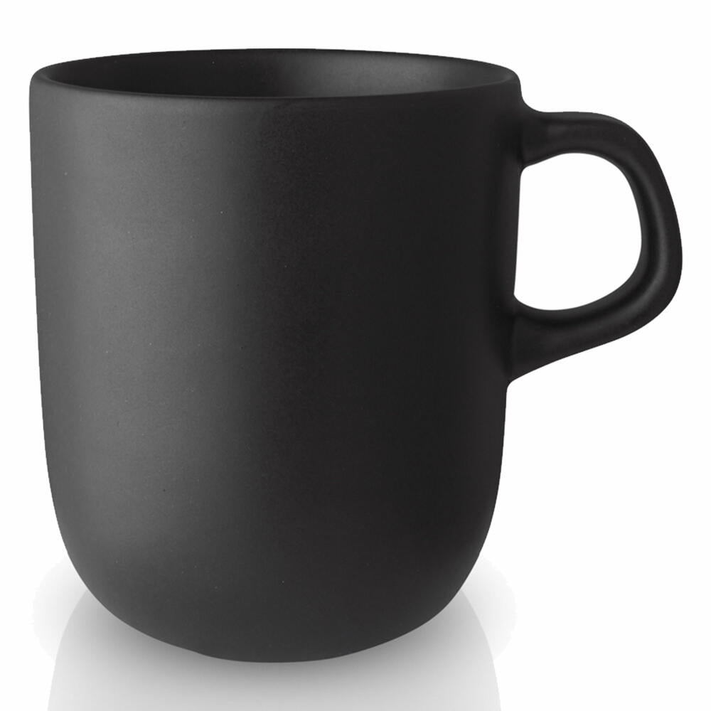 Eva Solo Nordic kitchen cup, coffee cup, tea cup, kitchen, porcelain stoneware, black, 400 ml, 502788