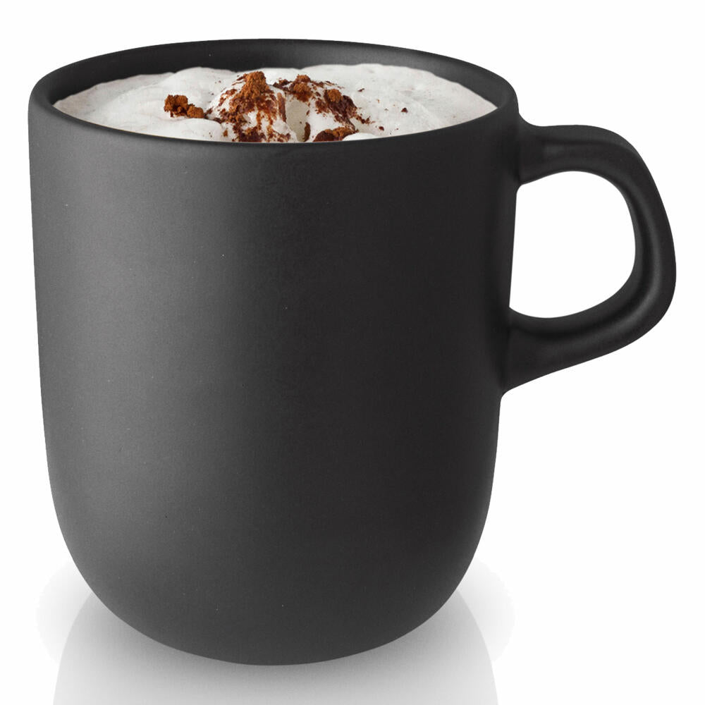 Eva Solo Nordic kitchen cup, coffee cup, tea cup, kitchen, porcelain stoneware, black, 400 ml, 502788
