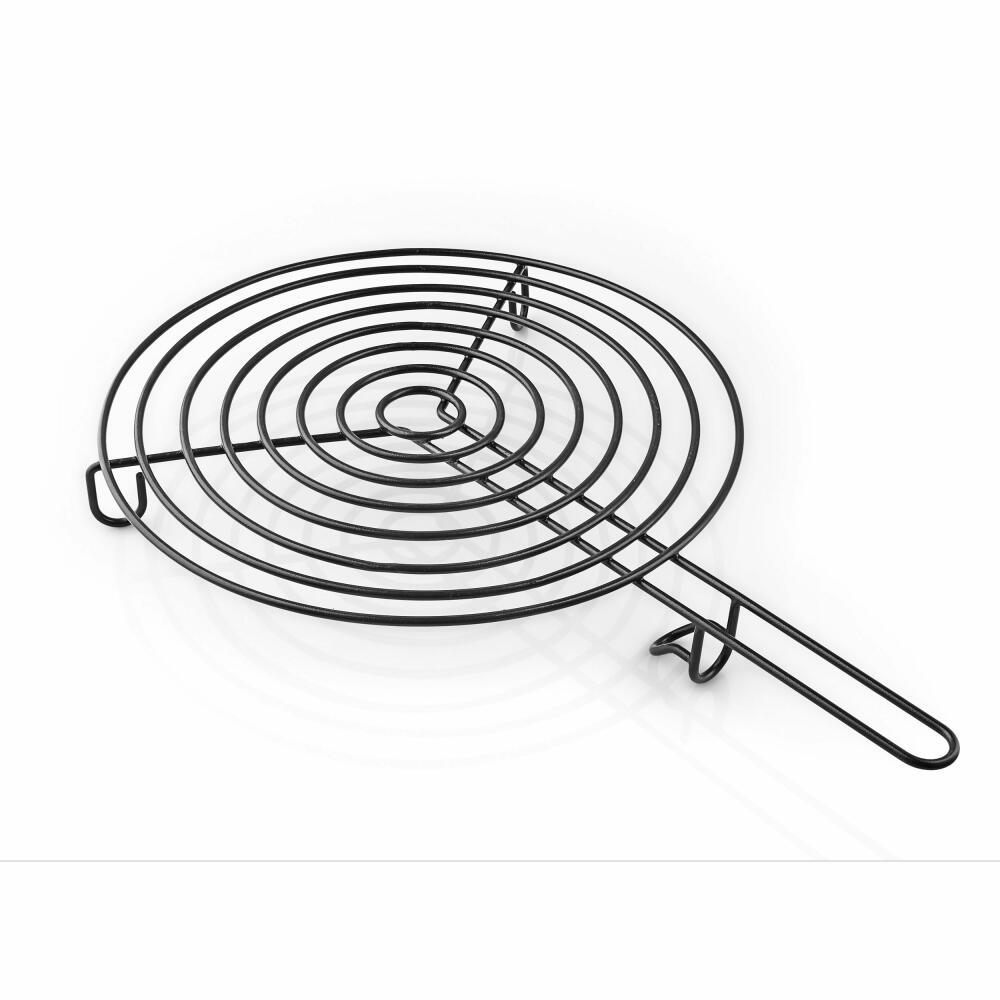Eva Solo FireGlobe Grillrost, Rost, Grill, Zubehör, Grillen, Barbecue, BBQ, Eaillierter Stahl, Schwarz, 571114