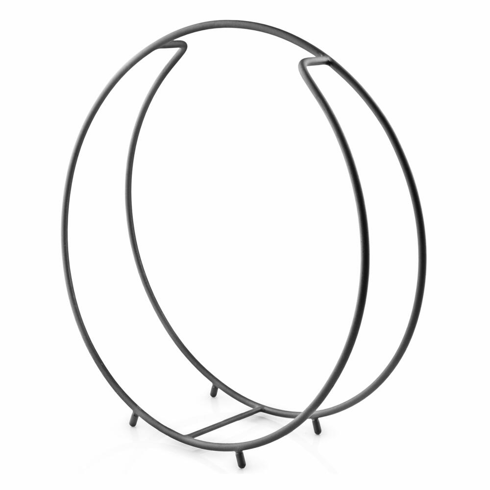 Eva Solo FireGlobe firewood holder, firewood holder, firewood stand, firewood rack, firewood rack, steel, black, 571115