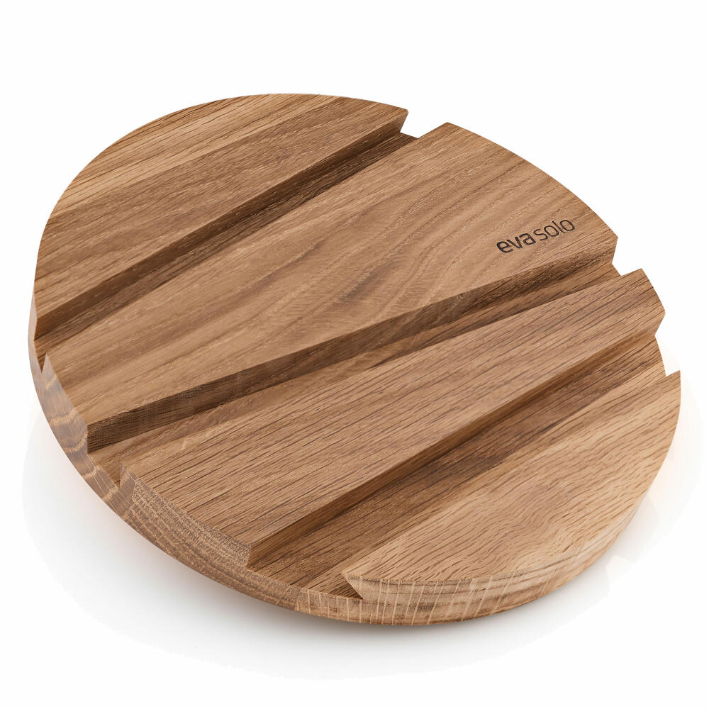Eva Solo SmartMat, coaster, tablet holder, holder, trivet, oak, Ø 18.2 cm, 520415