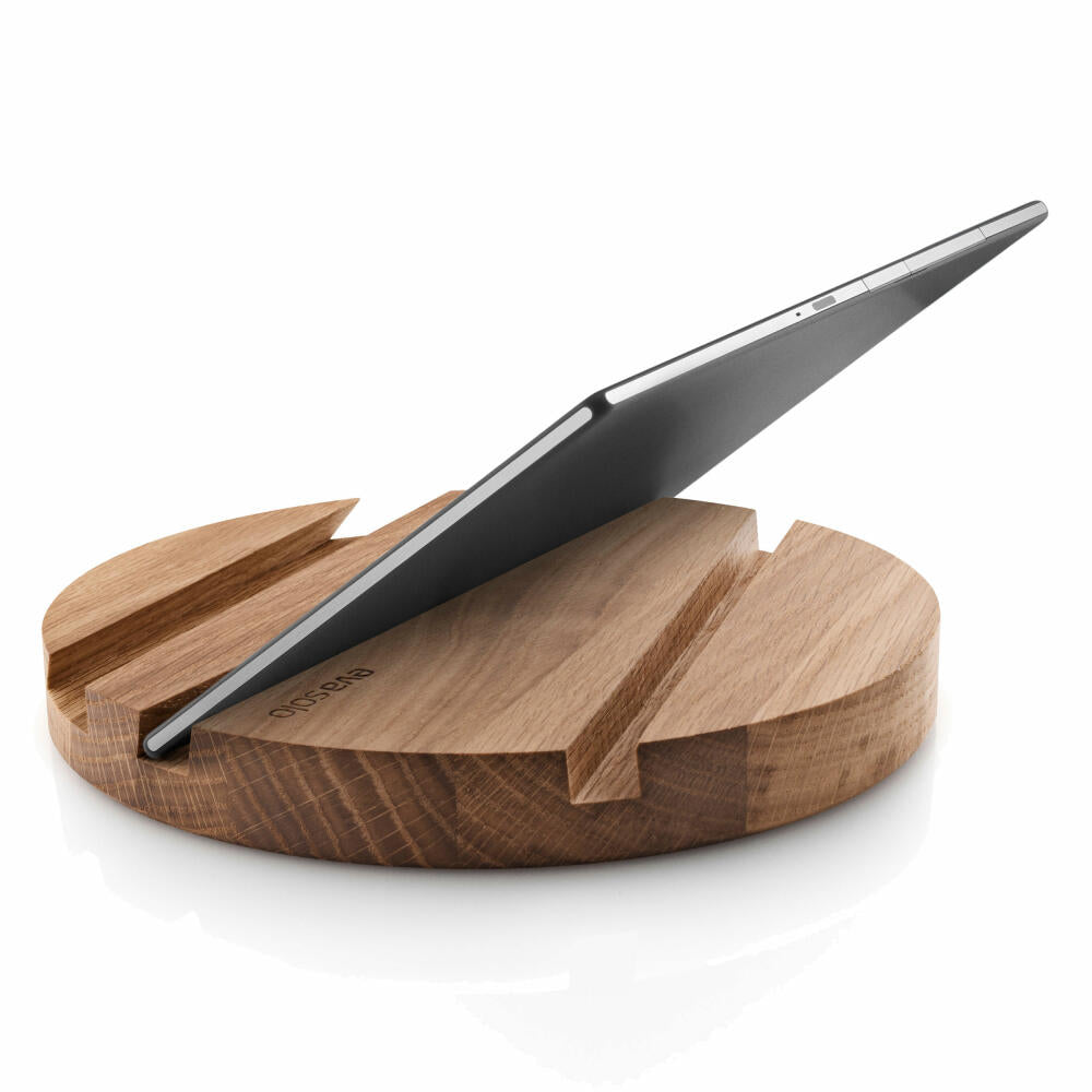 Eva Solo SmartMat, coaster, tablet holder, holder, trivet, oak, Ø 18.2 cm, 520415