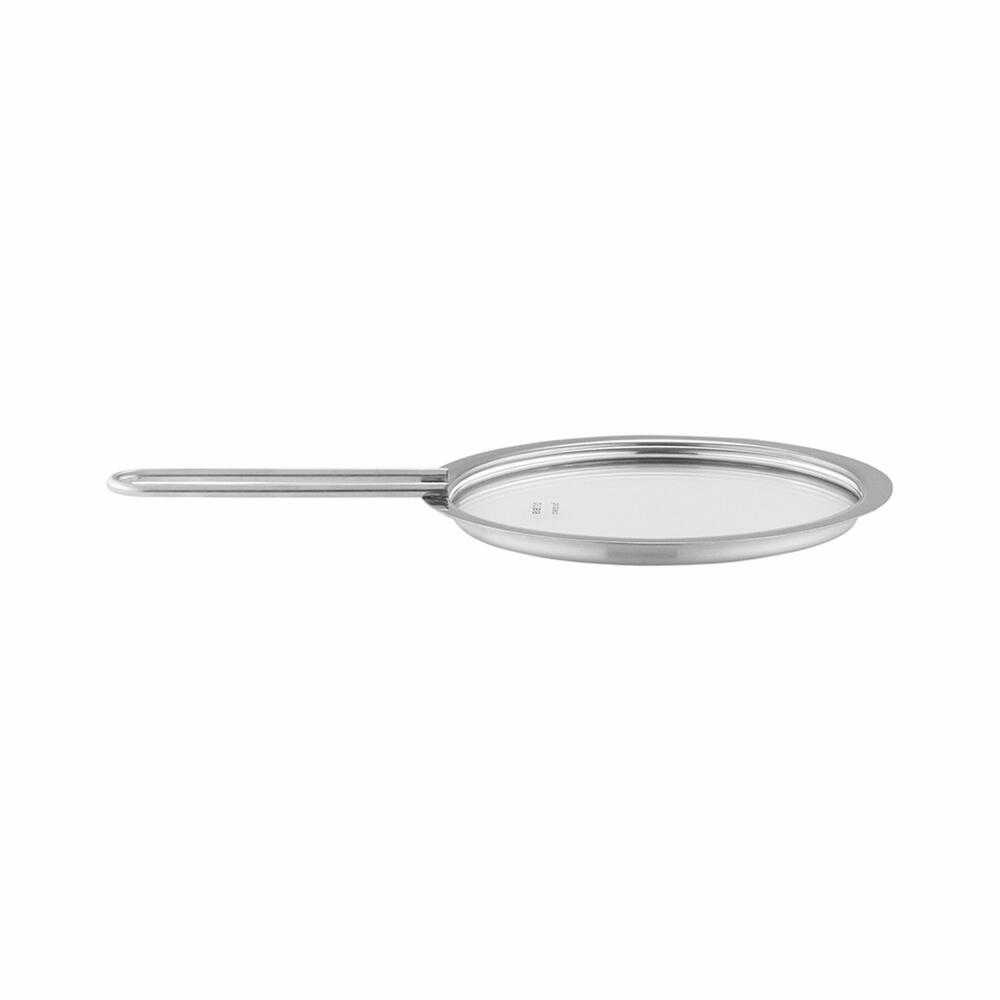 Eva Solo Deckel, Topfdeckel, Töpfe, Topf, Kochen, Küche, Kochzubehör, Edelstahl/Glas, Ø 13 cm, 201013