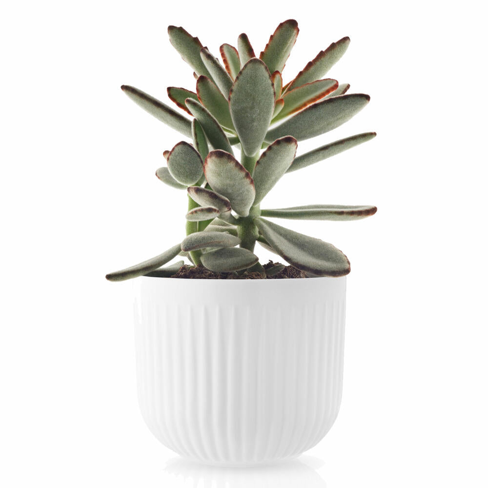 Eva Solo Legio Nova Planter Small, Flowerpot, Plant Pot, Porcelain, White, H 11 cm, 887297