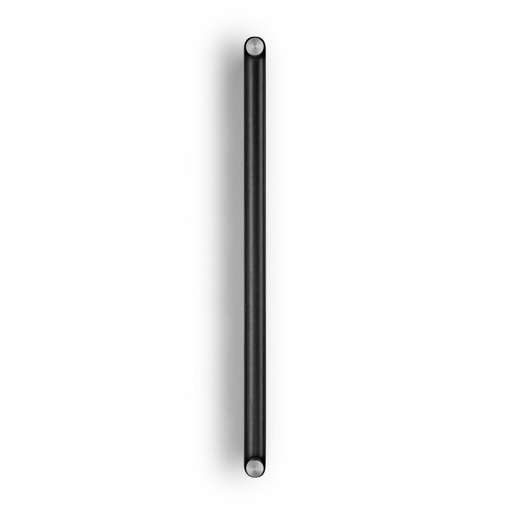 Eva Solo Wand-Weinregal, Weinregal, Weinaufbewahrung, Flaschenregal, Für 8 Flaschen, Eichenholz/ Edelstahl, Schwarz, 520419