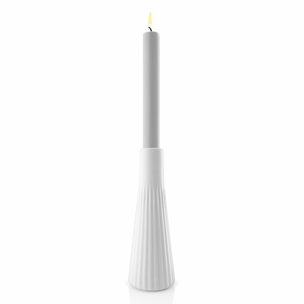 Eva Solo Legio Nova Kerzenständer, Kerzenhalter, Kerzen, Dekoration, Tischdeko, Porzellan, Weiß, H 20 cm, 887306