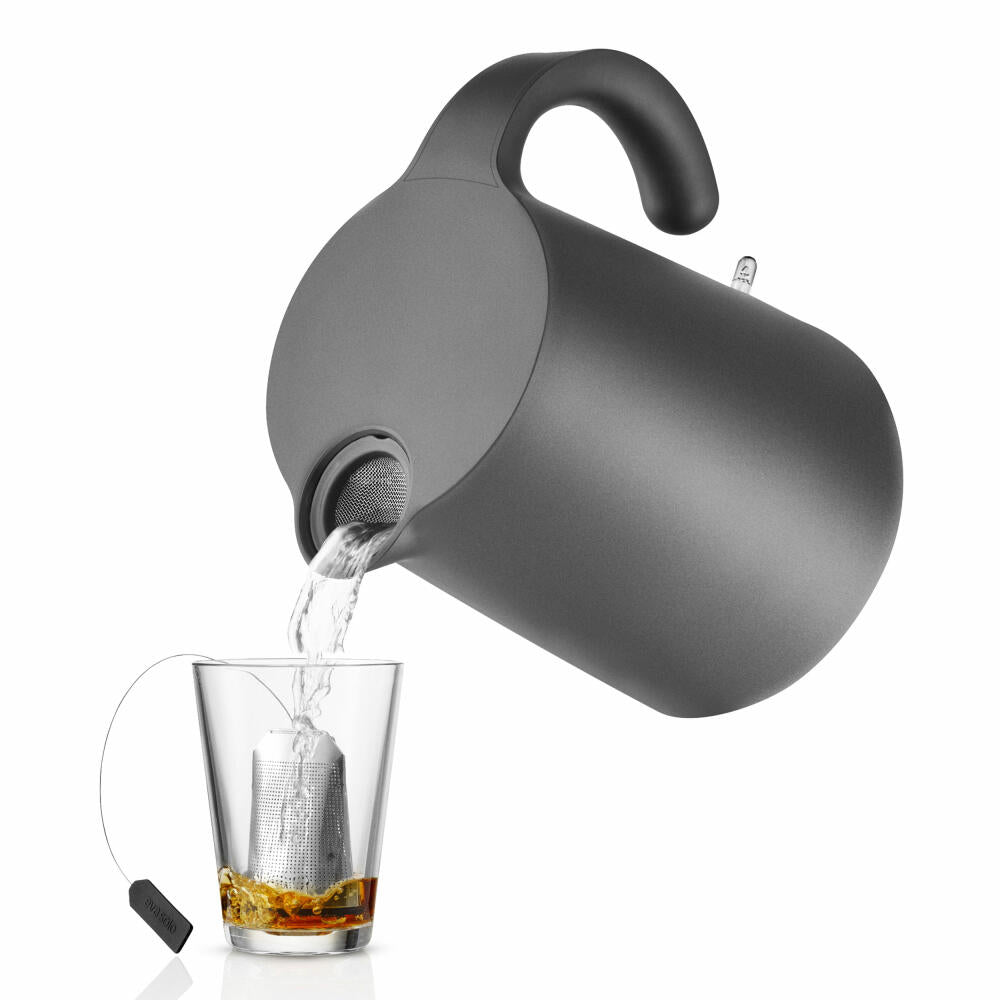 Eva Solo Rise Kettle Black, wireless, with automatic switch-off, stainless steel, plastic, black, 1.2 l, 502730