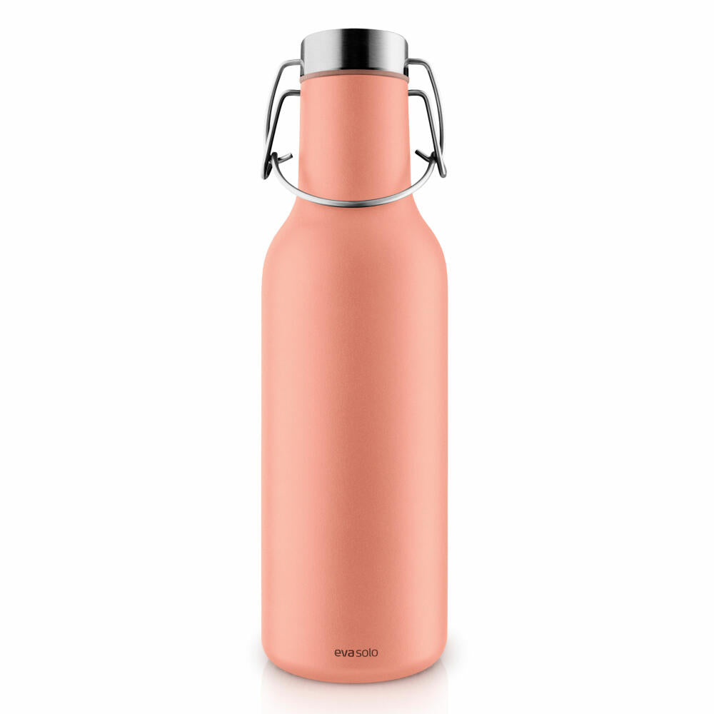 Eva Solo Cool Isolierflasche Cantaloupe, Flasche, Isoflasche, Edelstahl, Kunststoff, Silikon, Hellrosa, 700 ml, 567095