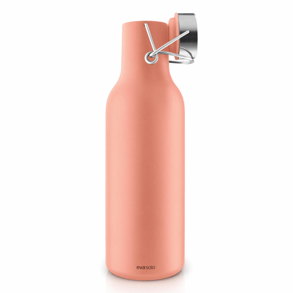Eva Solo Cool Isolierflasche Cantaloupe, Flasche, Isoflasche, Edelstahl, Kunststoff, Silikon, Hellrosa, 700 ml, 567095