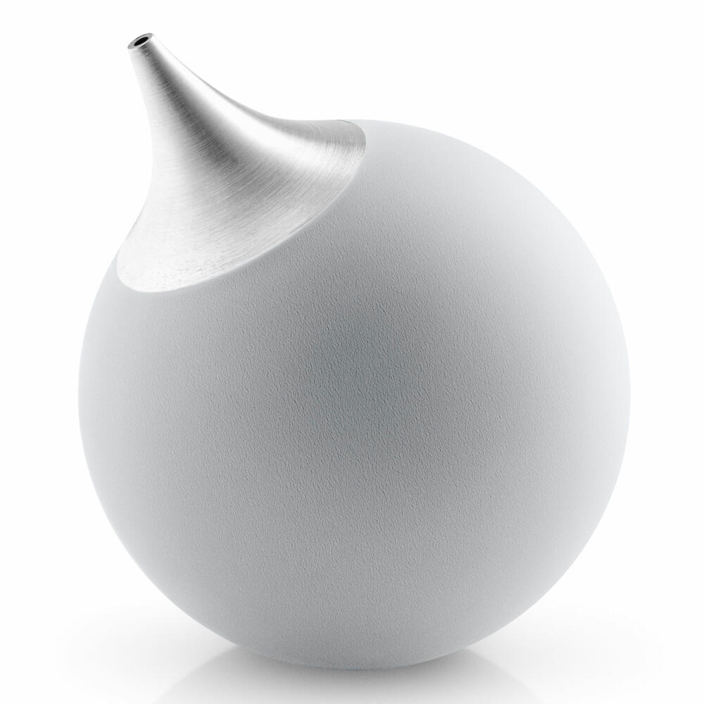 Eva Solo Seifenspender Marble Grey, Dosierspender, Seifenbehälter, Silikon, Kunststoff, Edelstahl, Grau, Ø 8 cm, 530675