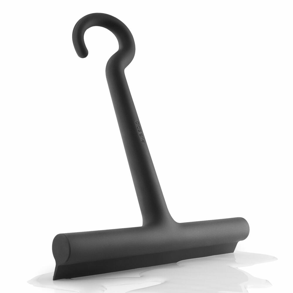 Eva Solo shower squeegee, shower wiper, squeegee, stainless steel, silicone, black, 537765