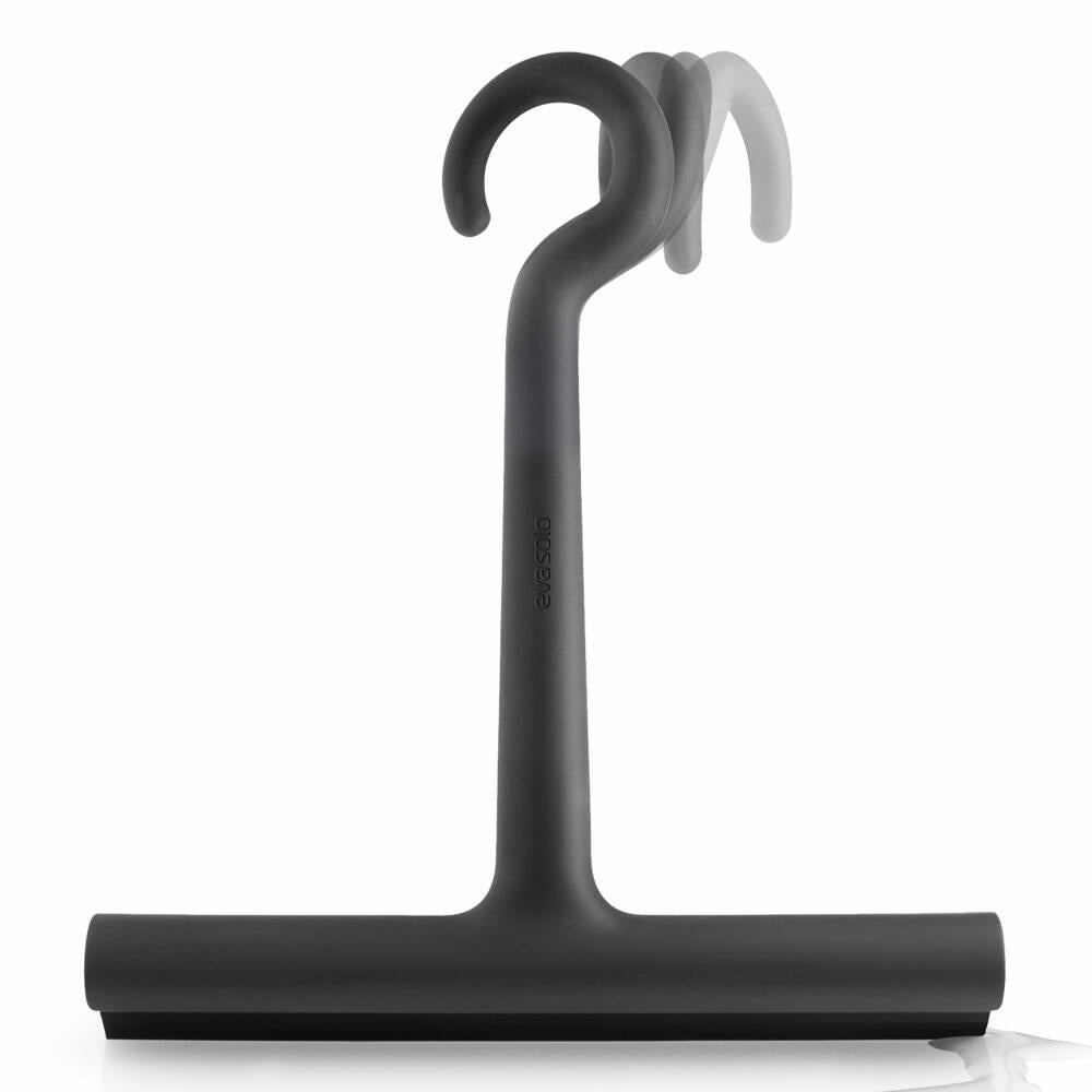 Eva Solo shower squeegee, shower wiper, squeegee, stainless steel, silicone, black, 537765