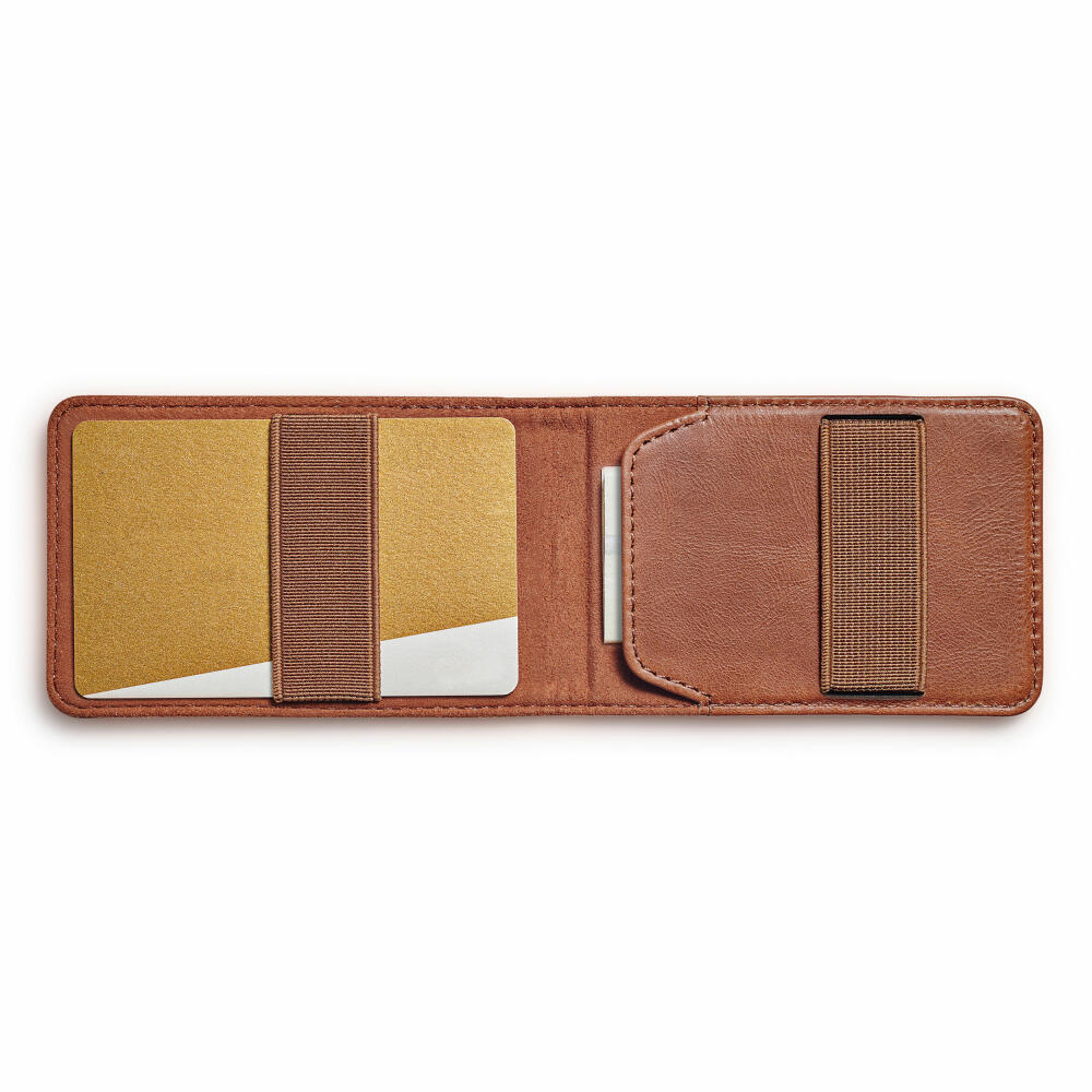Eva Solo Kartenportemonnaie Cognac, Geldbeutel, Portemonnaie, Leder, Gummiband, Braun, 549012
