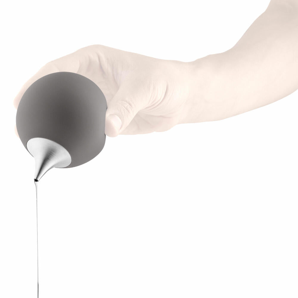 Eva Solo Soap Dispenser Elephant Grey, Dosing Dispenser, Soap Container, Silicone, Plastic, Stainless Steel, Grey, Ø 8 cm, 530676