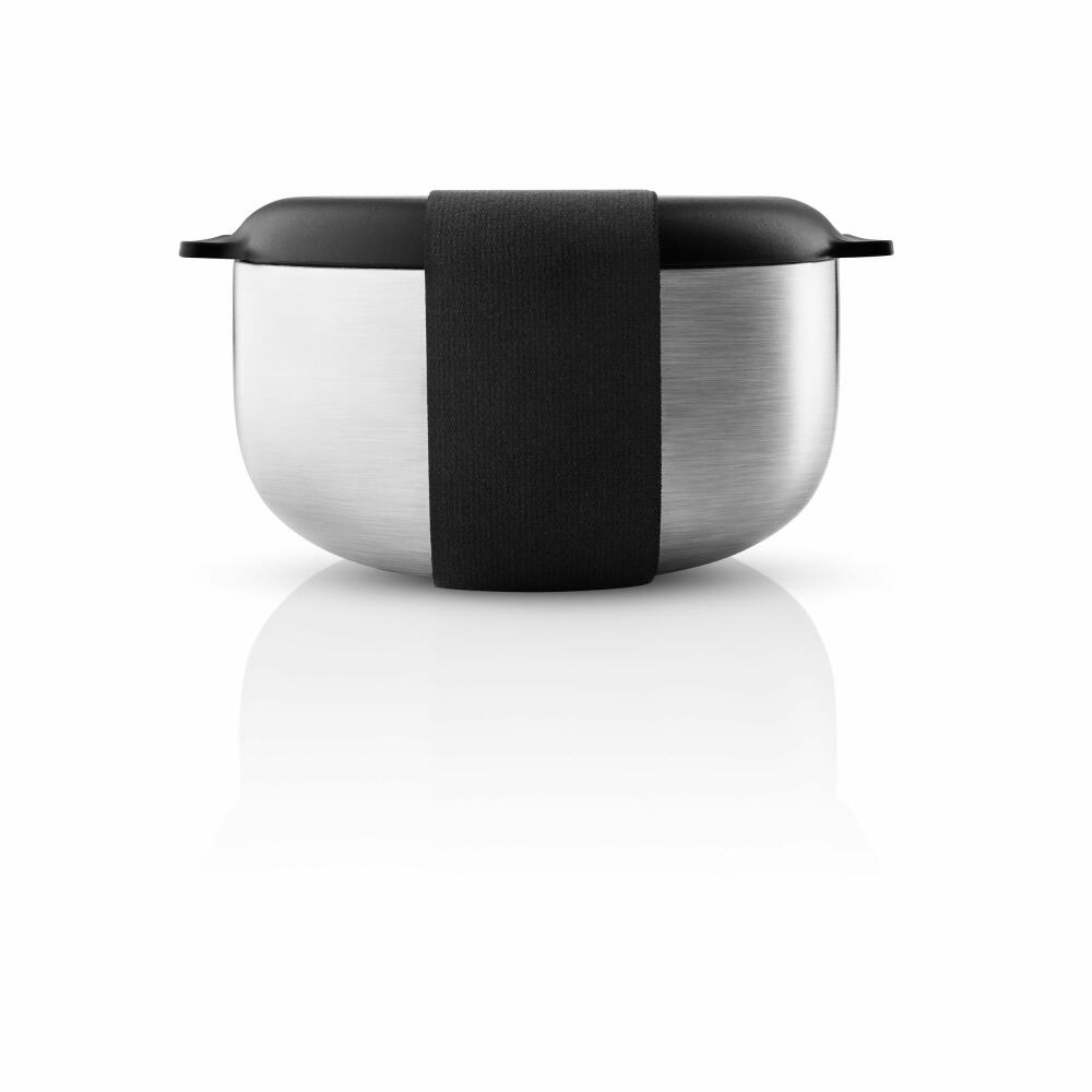 Eva Solo To Go lunch box, lunch box, snack box, thermal container, food container, stainless steel, steel / black, 750 ml, 503072