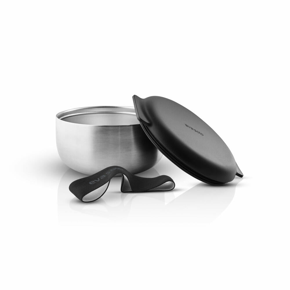 Eva Solo To Go lunch box, lunch box, snack box, thermal container, food container, stainless steel, steel / black, 750 ml, 503072