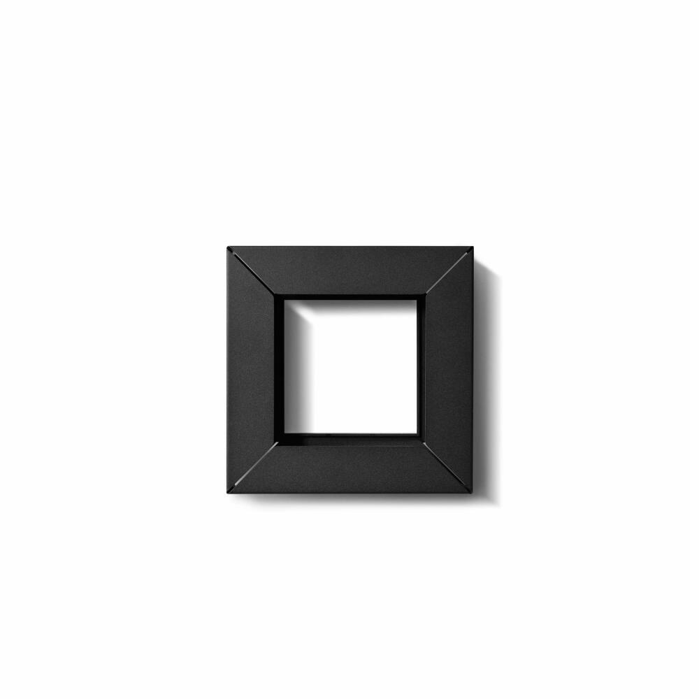 Eva Solo Rahmen-Futterspender Frame, Vogelfutterspender, Futterhaus, Futterstation, Kunststoff, Stahl, Schwarz, 21 x 21 cm, 571011