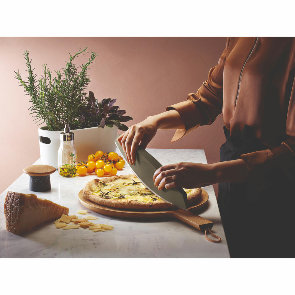 Eva Solo Pizza- und Kräutermesser Green Tool, Wiegemesser, Pizzaschneider, Kunststoff, Stahl, Grün, 531500