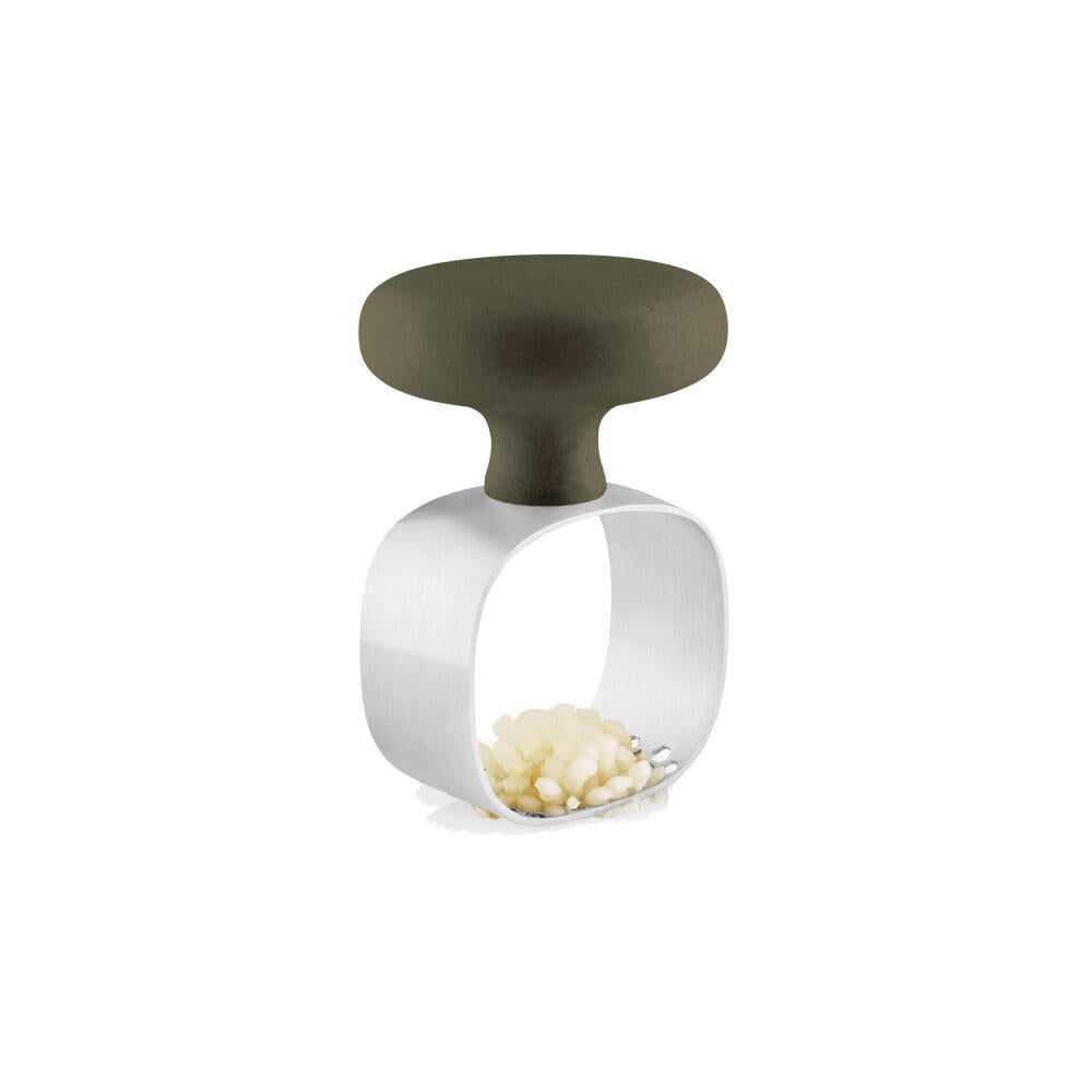 Eva Solo Knoblauchpresse Green Tool, Knoblauchquetscher, Küchenpresse, Edelstahl, Kunststoff, Grün, 9.5 cm, 531504