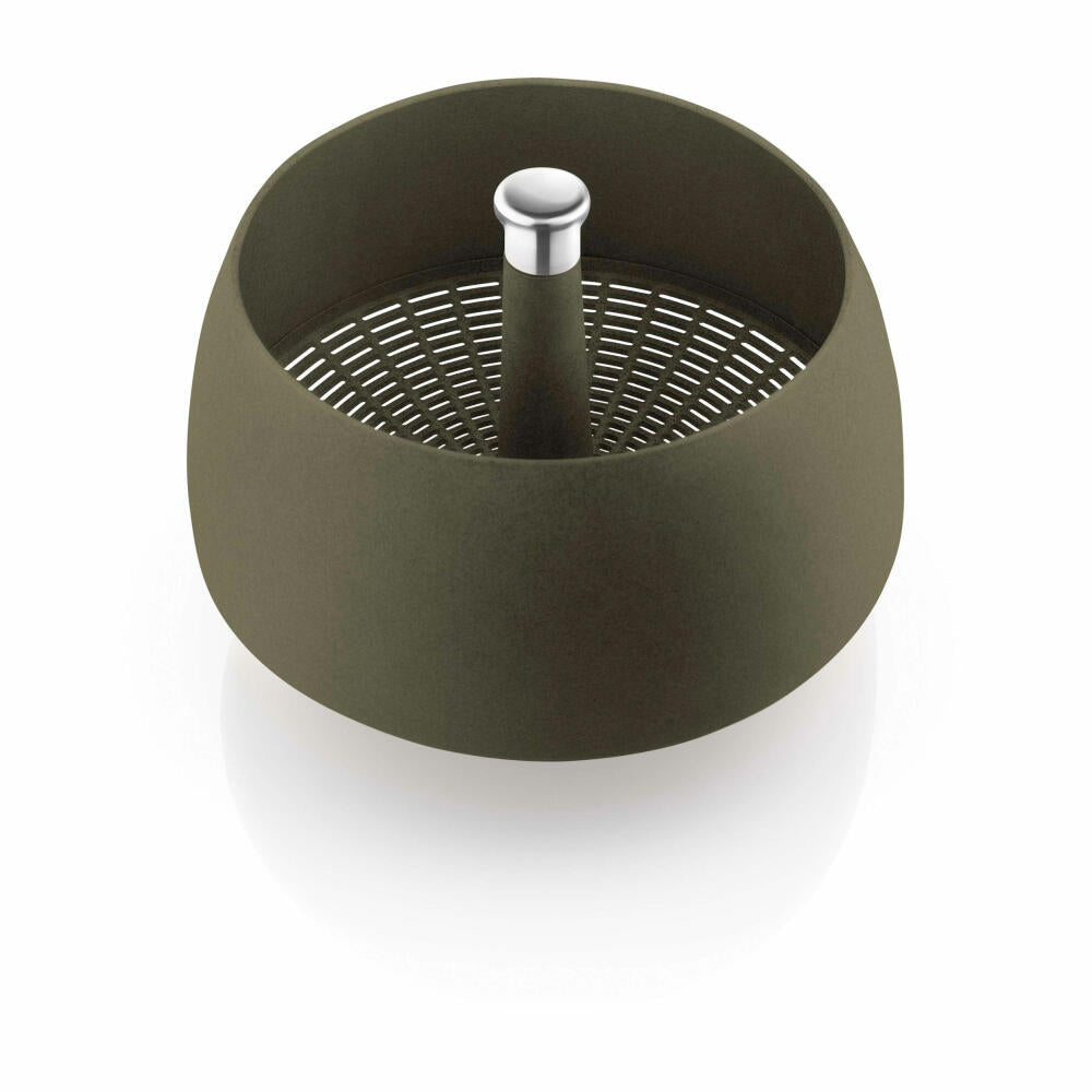Eva Solo Salad Spinner-Cutter Green Tool, Salad Dryer, Spinner, Stainless Steel, Plastic, Green, 24 cm, 531516