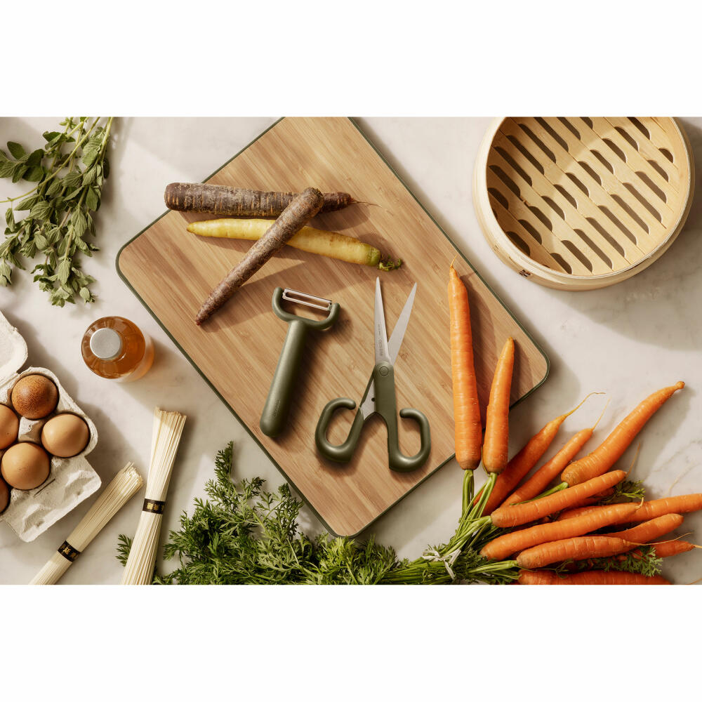 Eva Solo Green tool Sparschäler, Gemüseschäler, Schäler, Obstschäler, Kunststoff / Edelstahl, 531512
