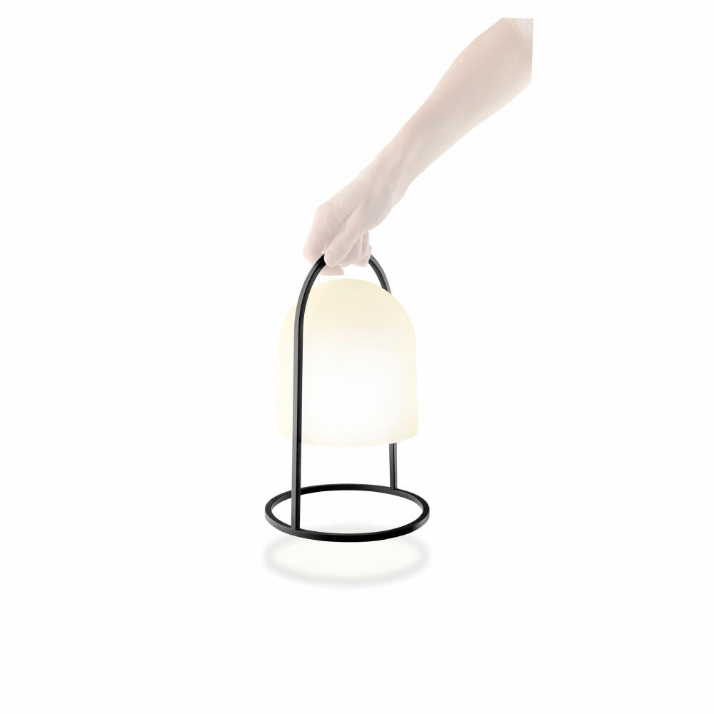 Eva Solo solar light, outdoor light, garden light, solar light, plastic / powder-coated steel, H 30 cm, 571316