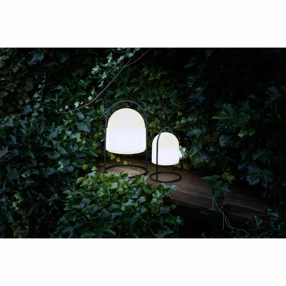 Eva Solo solar light, outdoor light, garden light, solar light, plastic / powder-coated steel, H 30 cm, 571316