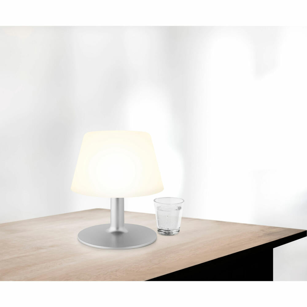 Eva Solo SunLight Lounge solar lamp, table lamp, solar light, table lamp, outdoor light, plastic / steel, 24.5 cm, 571370