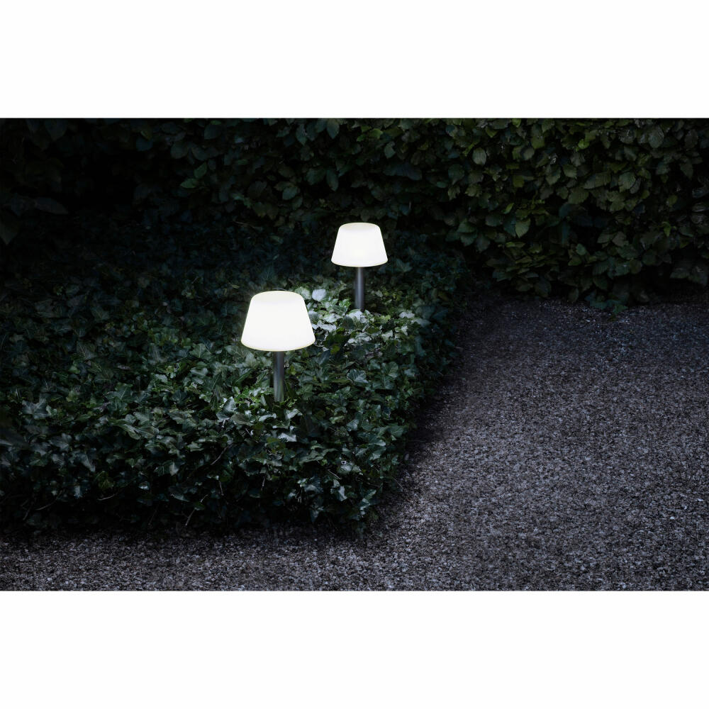 Eva Solo SunLight Gartenleuchte mit Erdspieß, Solarleuchte, Outdoor-Leuchte, Garten Leuchte, Solar, Kunststoff / Aluminium, 16.2 cm, 571372