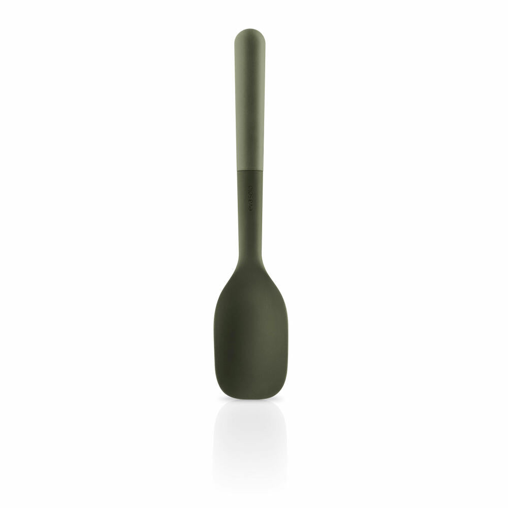 Eva Solo Green tool serving spoon large, serving spoon, vegetable spoon, plastic / silicone, green, L 28.6 cm, 531534