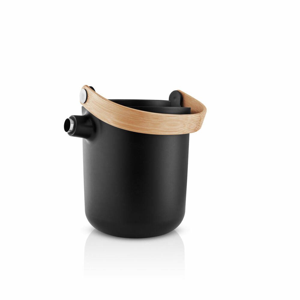 Eva Solo Tea Thermos Jug Nordic Kitchen, Insulated Jug, Stainless Steel, Plastic, Black, 1 L, 520439
