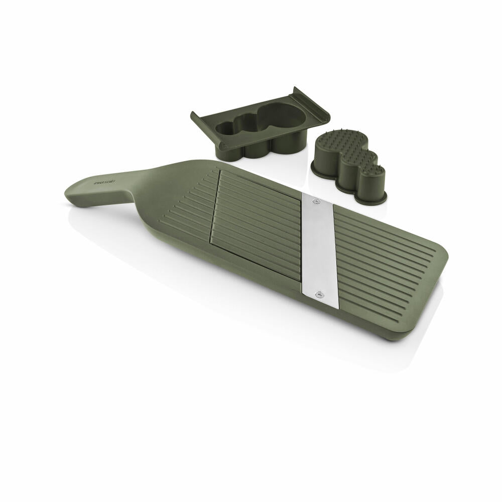 Eva Solo Green Tool vegetable slicer, vegetable grater, mandoline, stainless steel, plastic, green, 531536