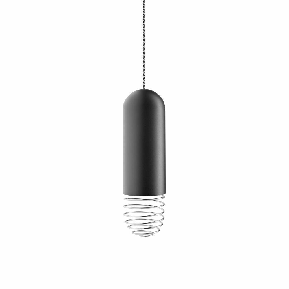 Eva Solo Hängender Meisenknödelhalter, Vogelfutterspender, Edelstahl, Polyester, Black, 571016