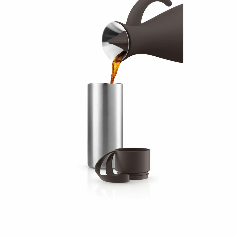 Eva Solo Insulated Mug To Go Cup, Thermo Mug, Stainless Steel, Plastic, Chocolate, 350 ml, 567044
