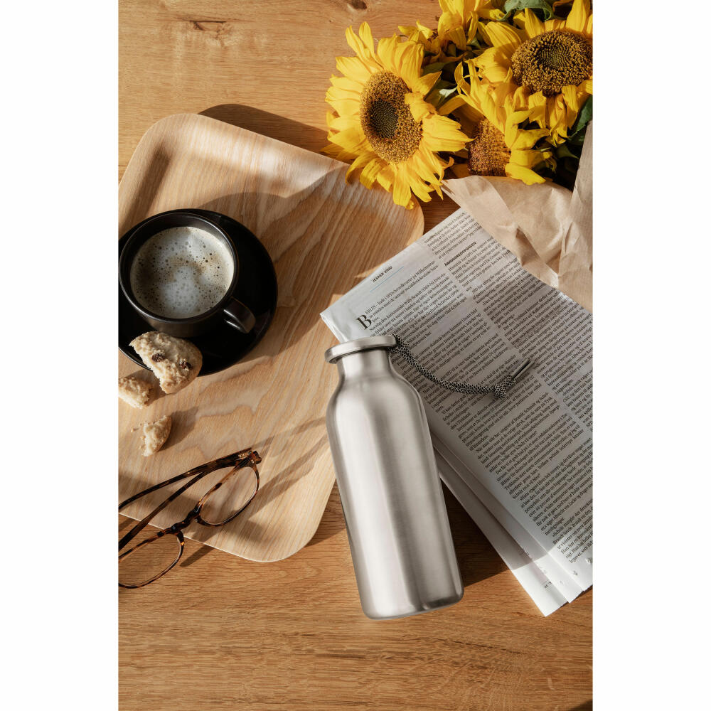 Eva Solo Insulated Bottle 24/12 To Go, Thermo Bottle, Stainless Steel, Plastic, Chocolate, 500 ml, 505033