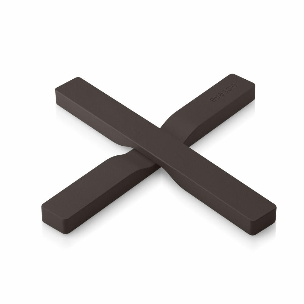 Eva Solo Magnetischer Untersetzer 2-tlg., Topfuntersetzer, Nylon, Silikon, Chocolate, 530763