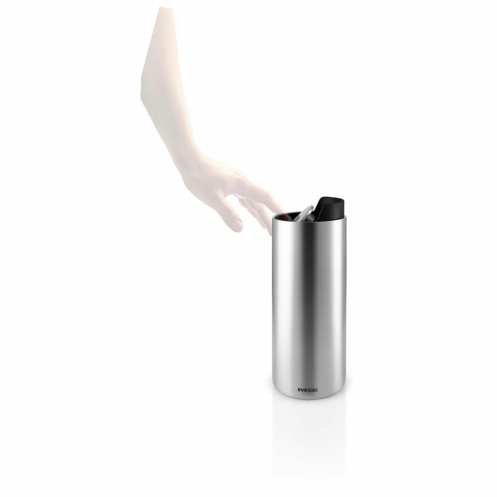 Eva Solo Urban To Go Cup Recycled, insulated cup, stainless steel, plastic, black, 350 ml, 567100