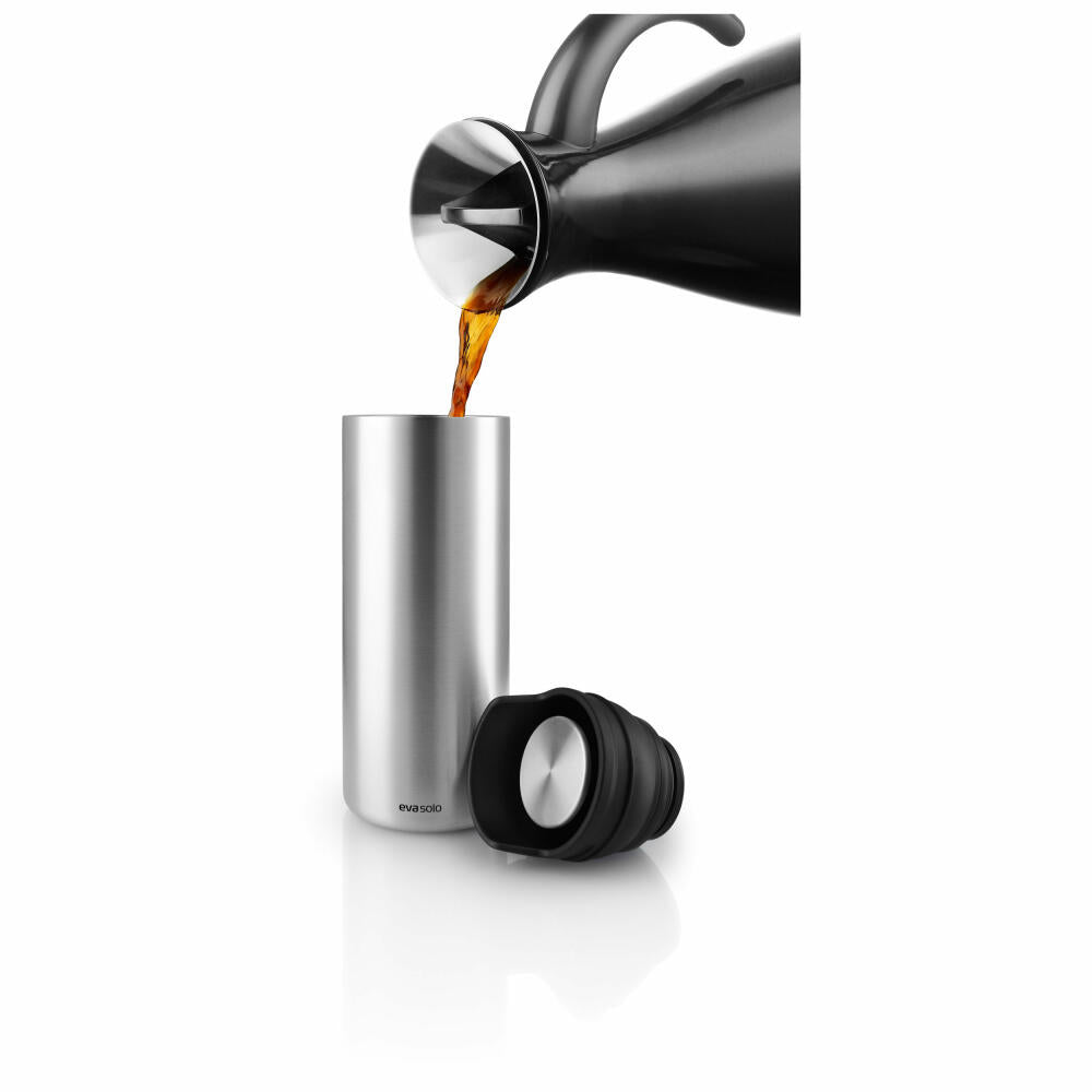 Eva Solo Urban To Go Cup Recycled, insulated cup, stainless steel, plastic, black, 350 ml, 567100