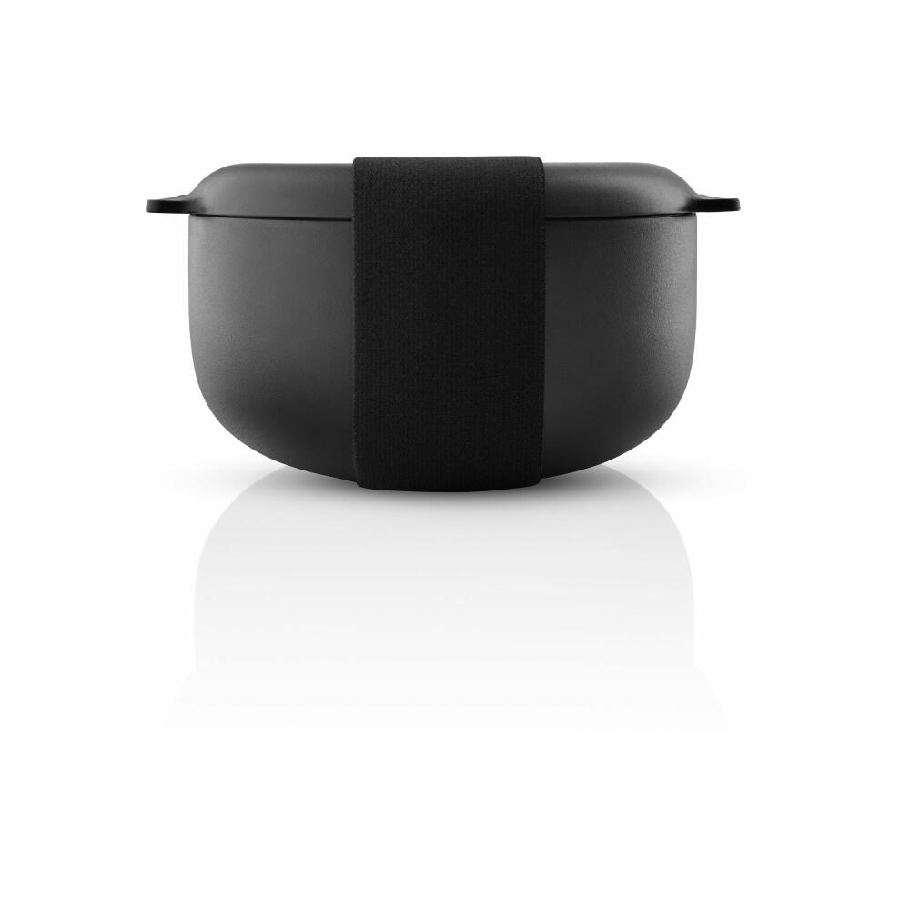 Eva Solo To Go lunch box, lunch box, snack box, thermal container, food container, stainless steel, black, 750 ml, 503077