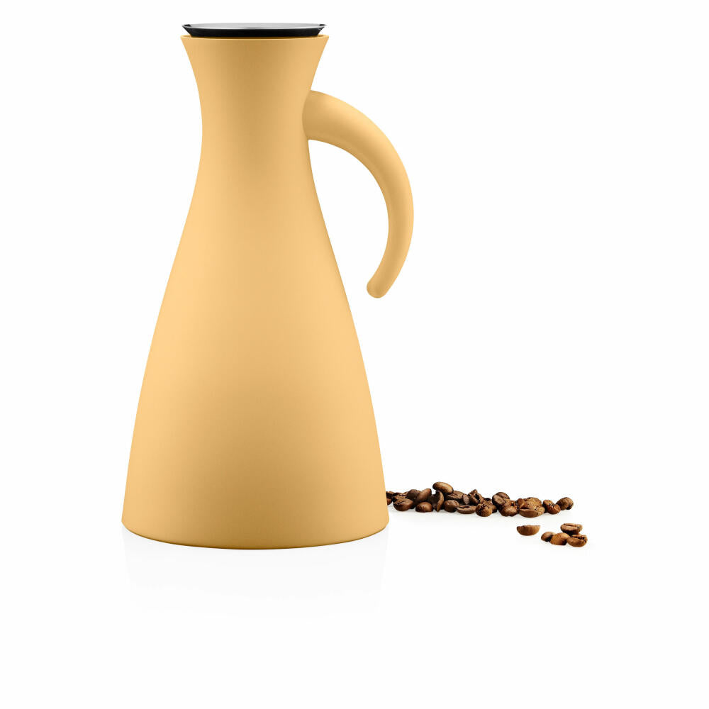 Eva Solo Isolierkanne Golden Sand, Kaffeekanne, Thermokanne, Teekanne, Edelstahl / Glas / Kunststoff, 1 L, 502849