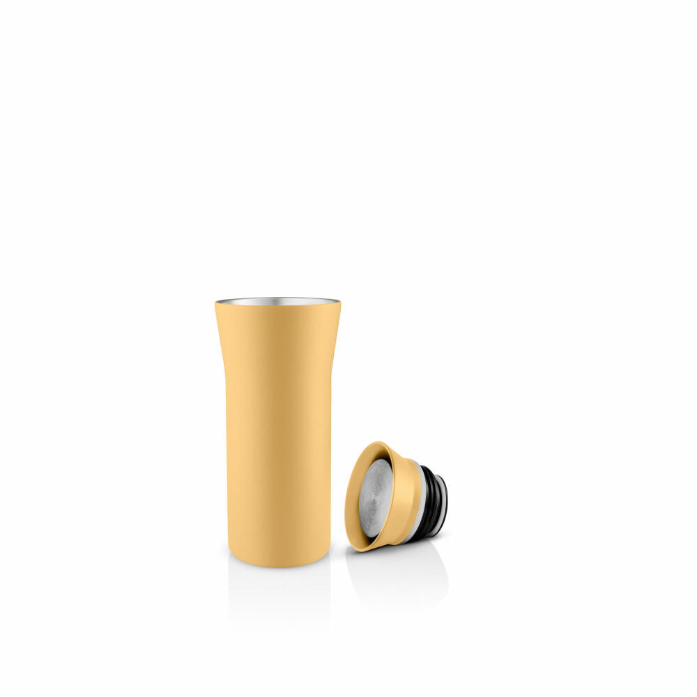 Eva Solo City To Go Cup Golden Sand, Thermobecher, Isolierbecher, Thermo Becher, Edelstahl / Kunststoff, 350 ml, 567043