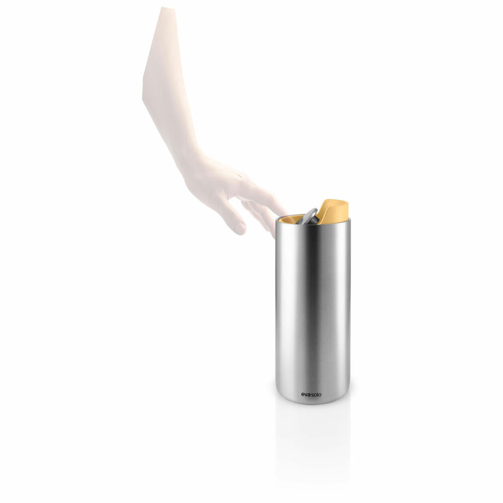 Eva Solo Urban To Go Cup Golden Sand, Thermobecher, Isolierbecher, Iso Becher, Edelstahl / Kunststoff, 350 ml, 567104