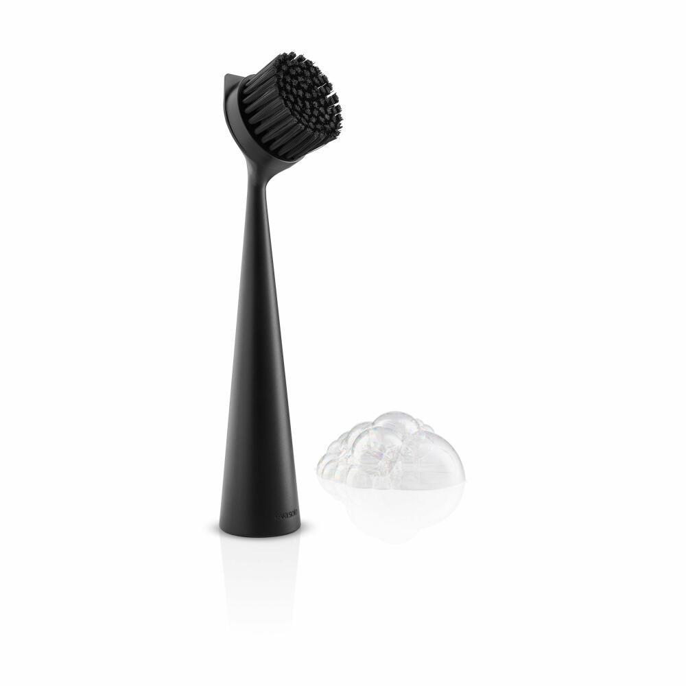 Eva Solo Spülbürste Nylon Black, Reinigungsbürste, Geschirrbürste, Kunststoff / Nylon / Stahl, Schwarz, 530683