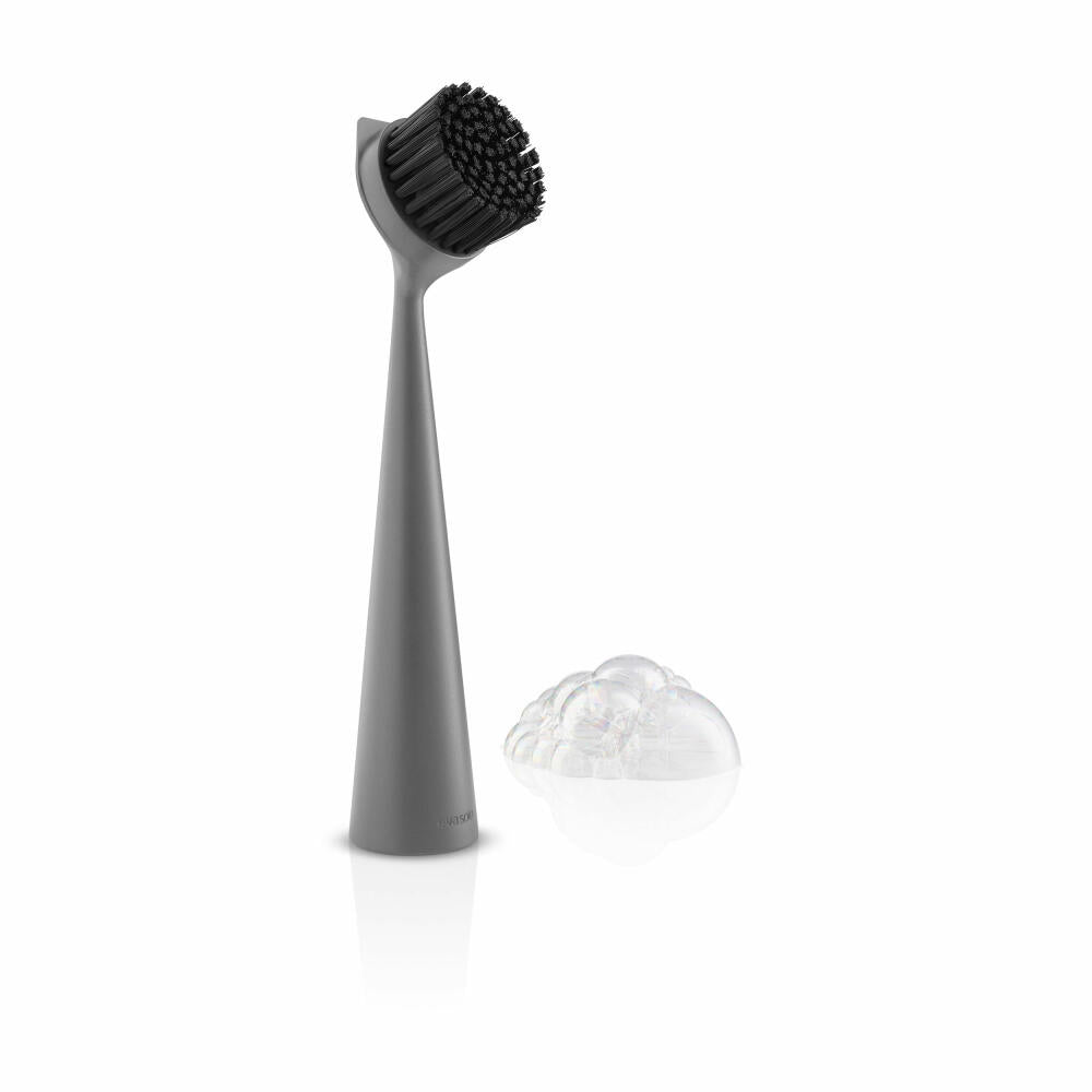 Eva Solo Spülbürste Nylon  Elephant Grey, Reinigungsbürste, Geschirrbürste, Kunststoff / Nylon / Stahl, Grau, 530684