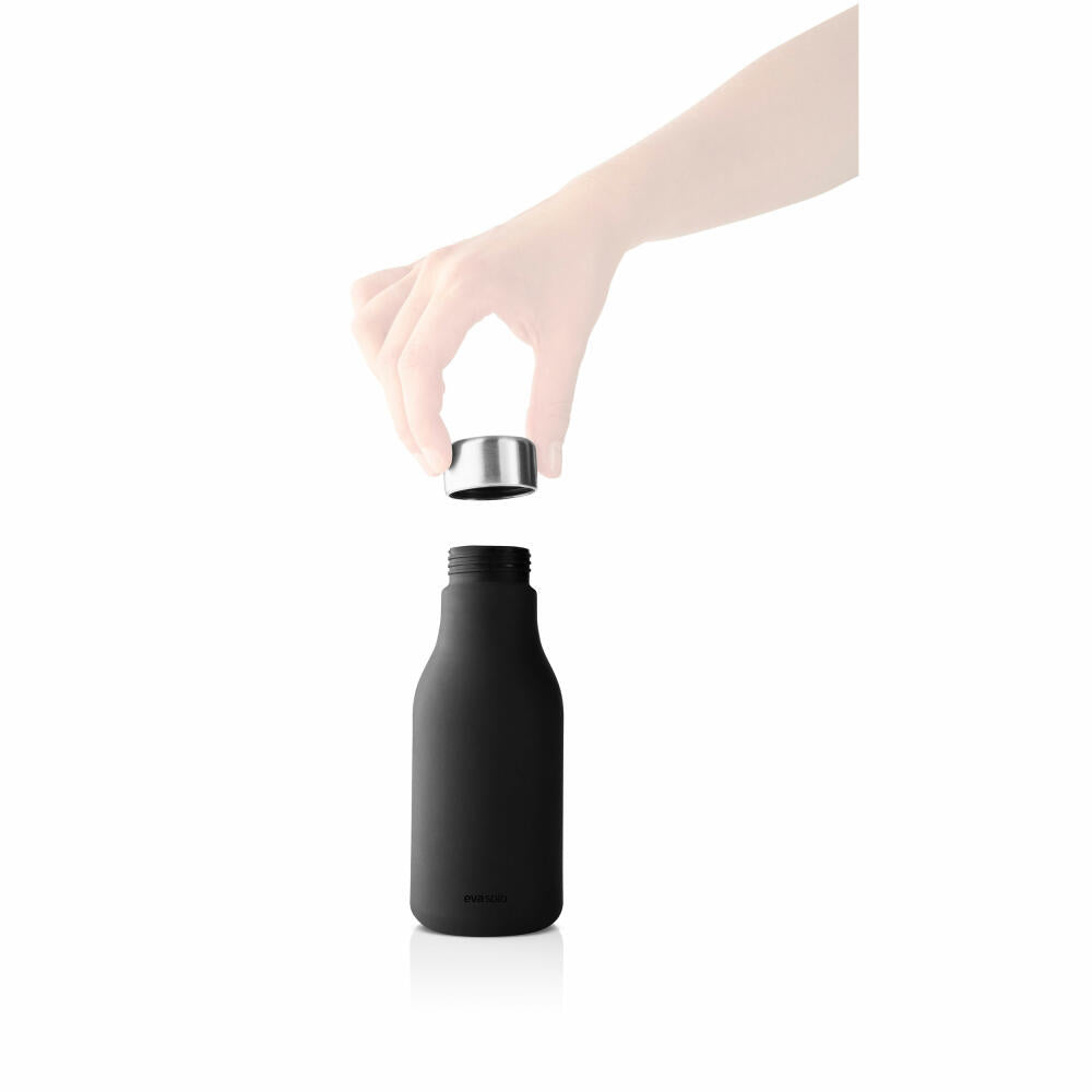 Eva Solo Squeeze Seifenspender Black, Spülmittelspender, Spülmittel Spender, Black, 200 ml, 530681