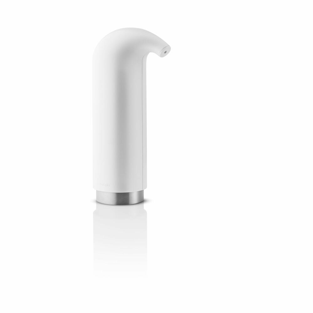 Eva Solo Seifenspender Matt White, Seifen Spender, Flüssigseife, Badezimmer, Edelstahl / Gummi / Kunststoff, Weiß, 180 ml, 530669