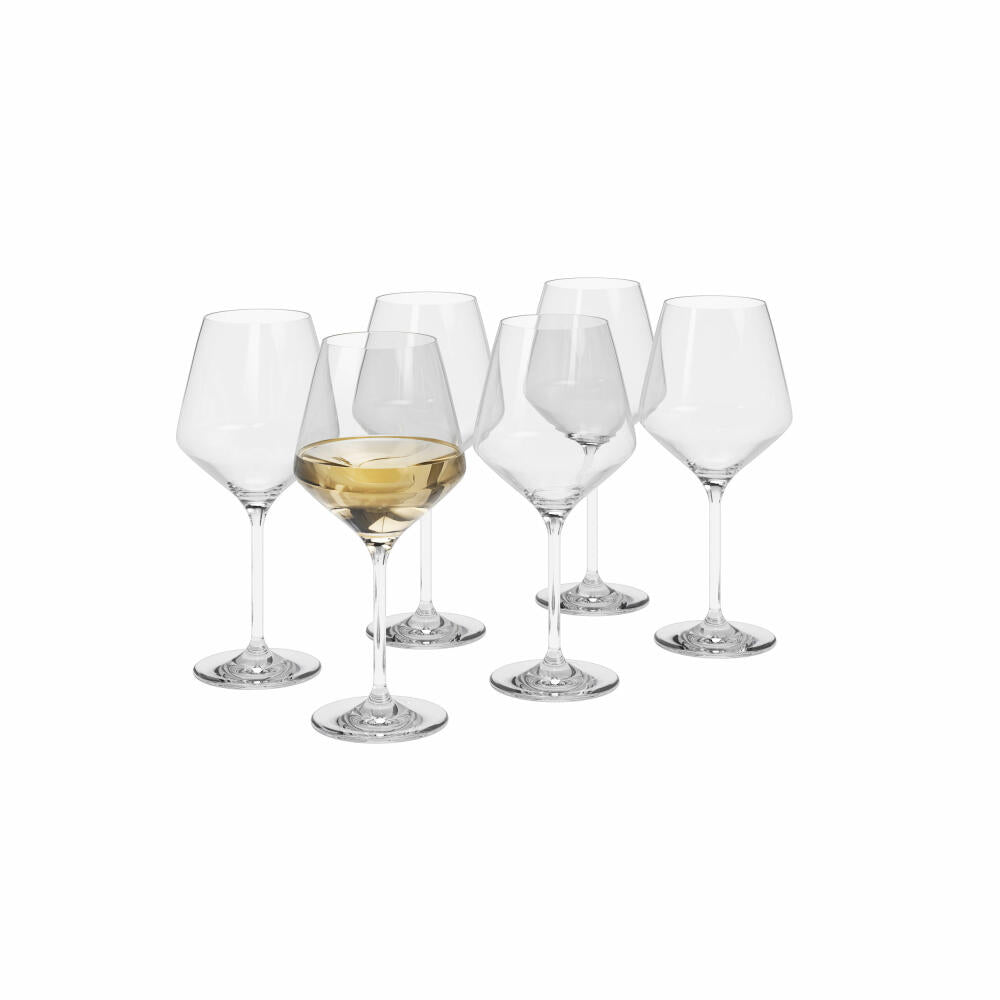 Eva Solo Legio Nova Weißweingläser, 6er Set, Weißwein Gläser, Weingläser, Weinglas, Weißweinglas, Kristallglas, 380 ml, 541205