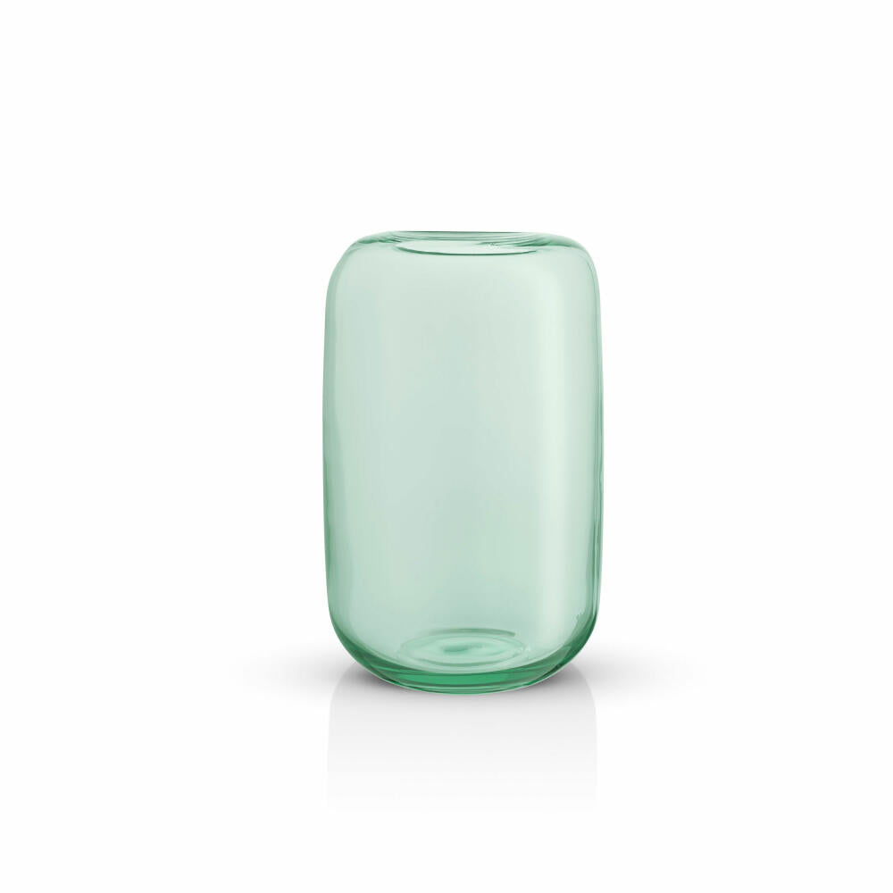 Eva Solo Acorn Vase Mint Green, Blumenvase, Glasvase, Tischvase, Dekovase, Mundgeblasenes Glas, Grün, H 22 cm, 571397