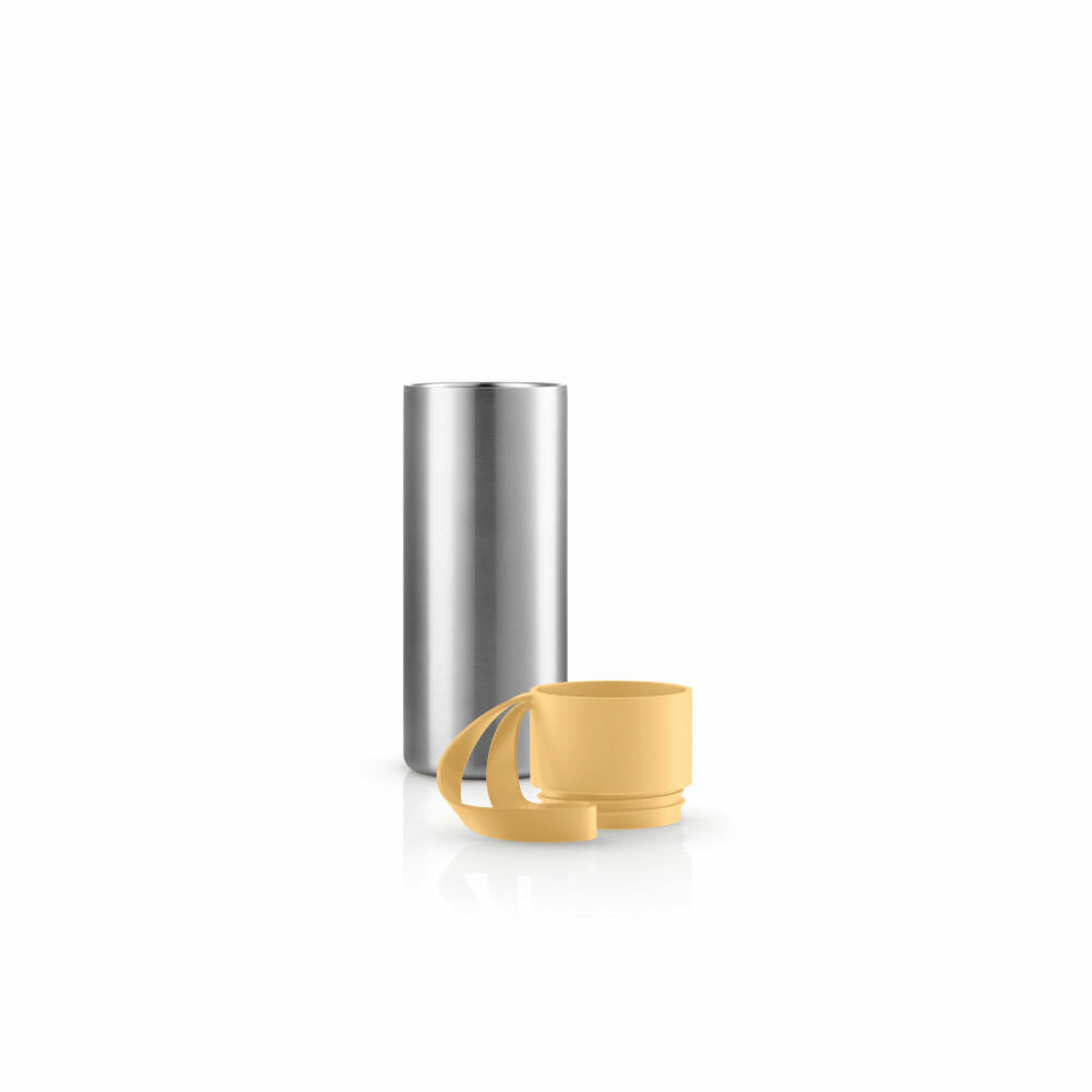 Eva Solo To Go Cup Golden Sand, Thermobecher, Isolierbecher, Thermo Becher, Edelstahl / Kunststoff / Silikon, 350 ml, 567039