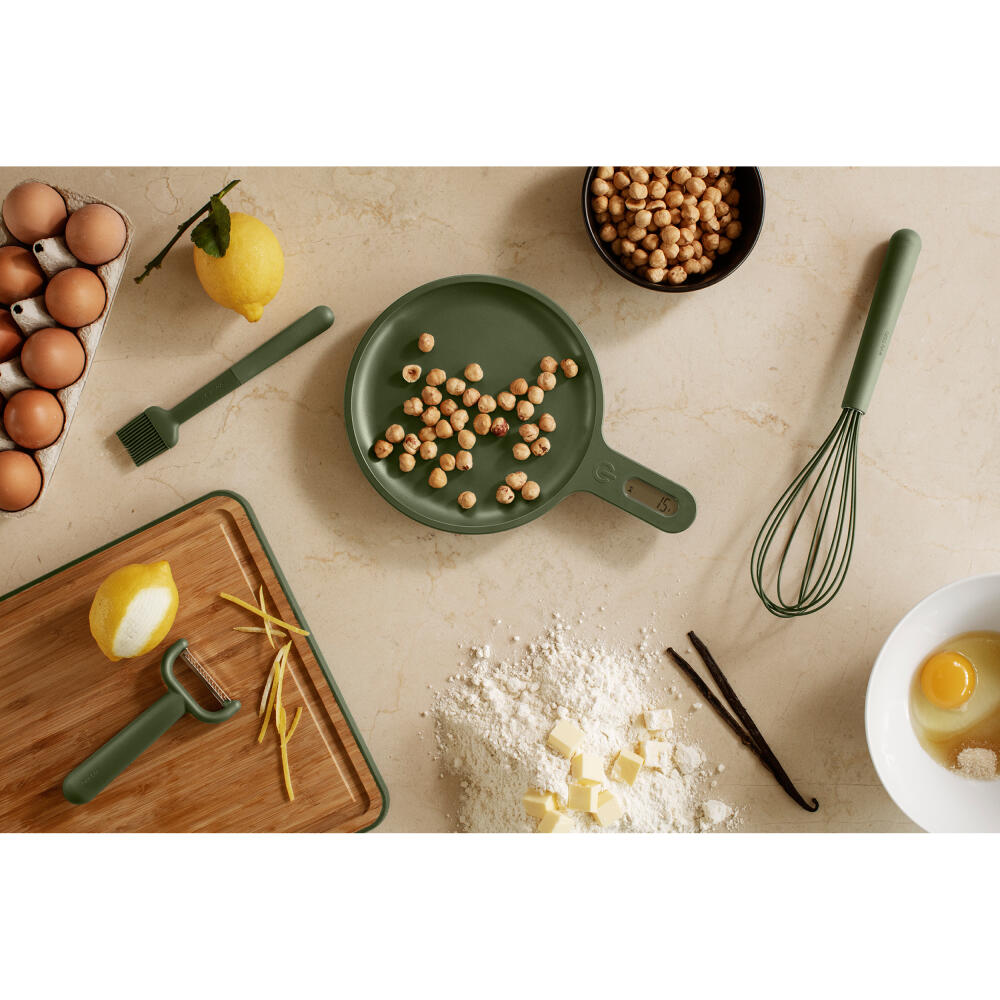 Eva Solo Kitchen Scale Green tools, rubber, plastic, green, 19 x 28 x 3 cm, 531537